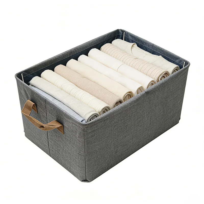 Winter Clothing Organizer - Faltbare Aufbewahrungsbox Kleiderorganizer Große Kapazität Kleiderschrank-Aufbewahrungskorb