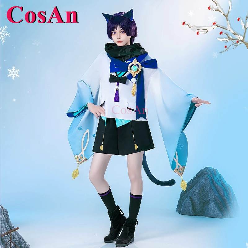 Winter Clothing Game - CosAn Game Genshin Impact Wanderer/Scaramouche Cosplay-Kostüme,