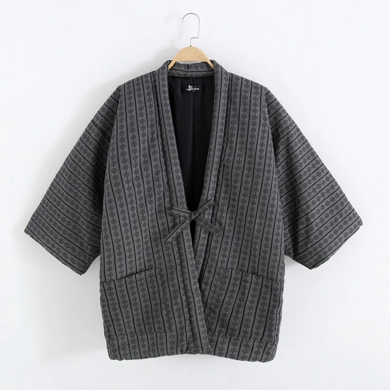 Traditional Winter Japanese Clothing - Neue Hanten-Jacke für Männer, traditioneller japanischer