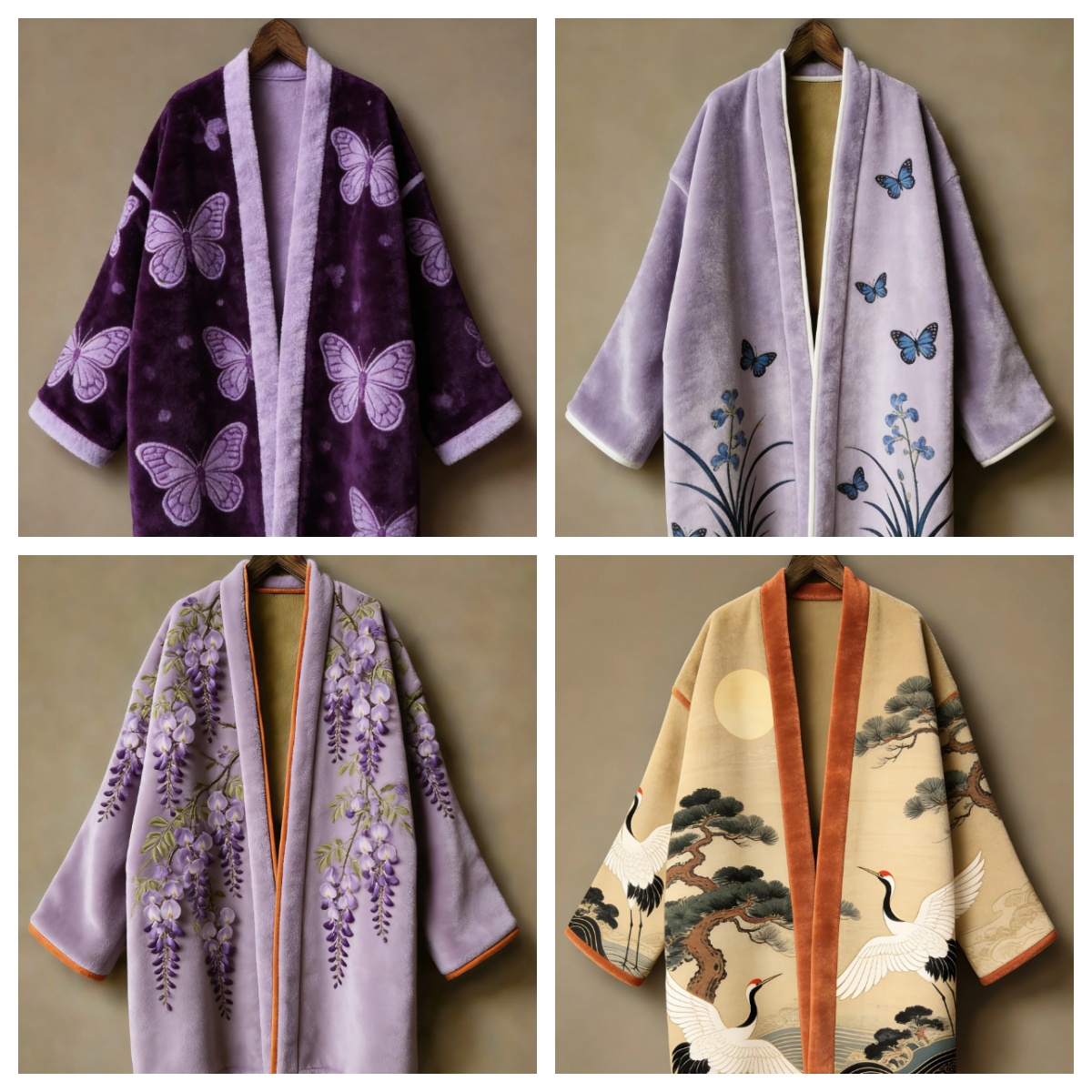 Traditional Winter Japanese Clothing - Japanischer Kimono Haori Yukata Samurai für