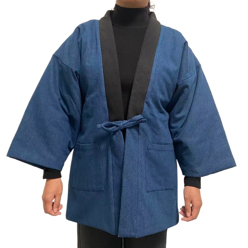 Traditional Winter Japanese Clothing - Männer Frauen Denim Hanten Jacke Winter