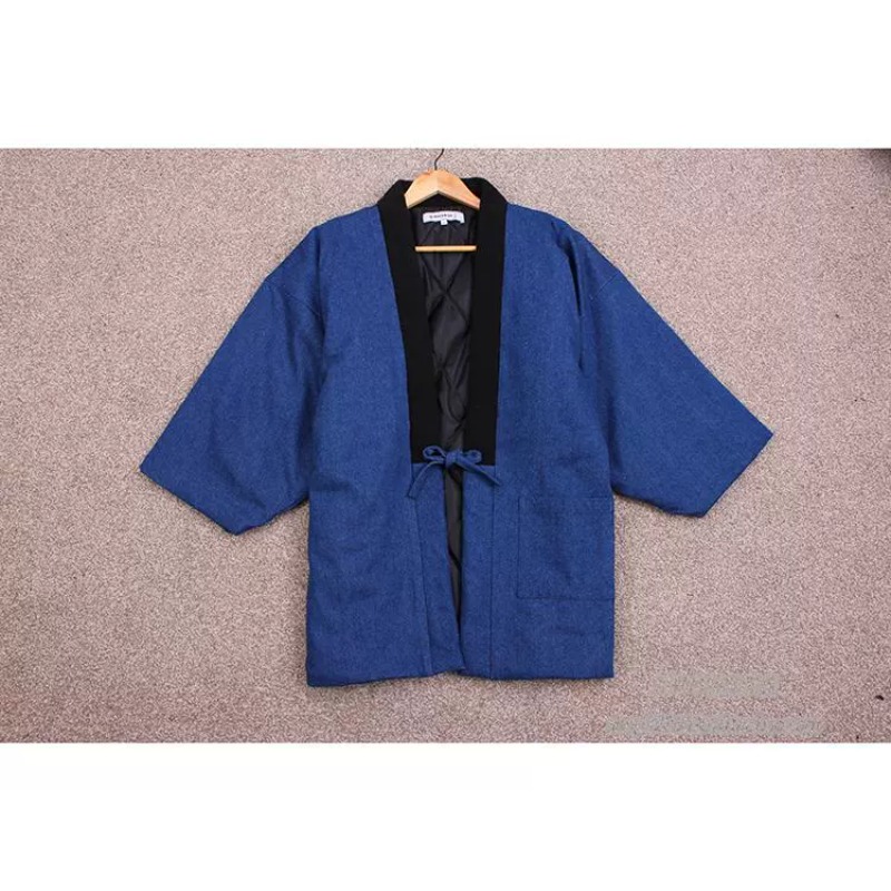 Traditional Winter Japanese Clothing - Herren Damen Denim Hanten Jacke Winter