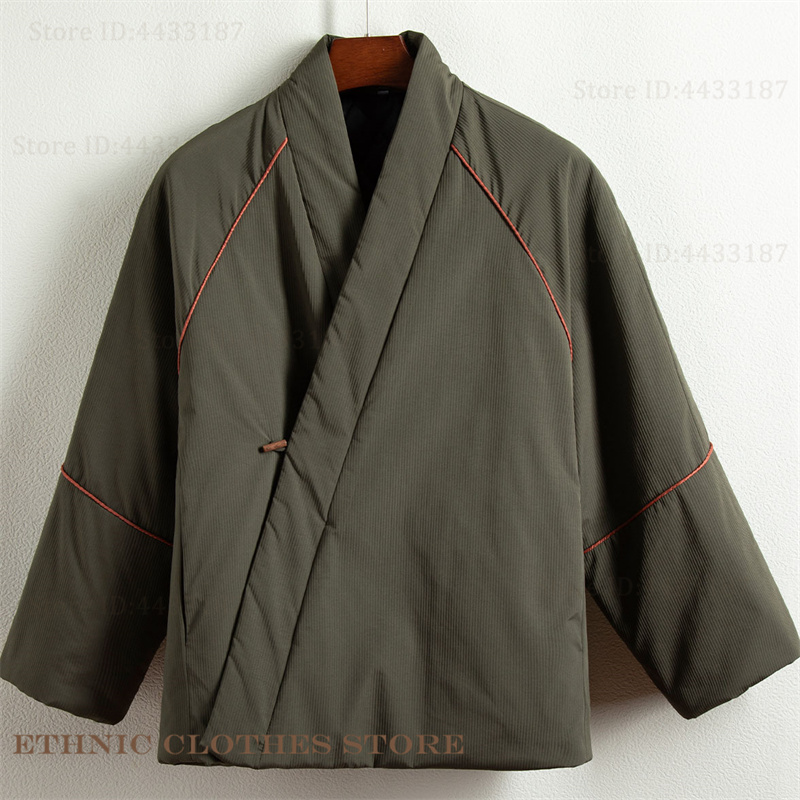 Traditional Winter Japanese Clothing - Große Größe 3XL 4XL Männliche Baumwolle