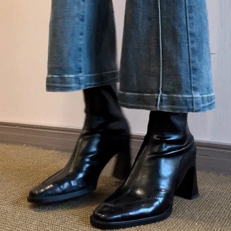 Winter Clothing Women'S - High Heels Damen Stiefeletten Mode klobige