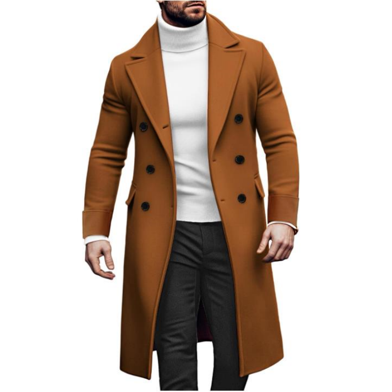Herren langer Zweireiher mante – Winter Clothing Types Bewertung und Preis