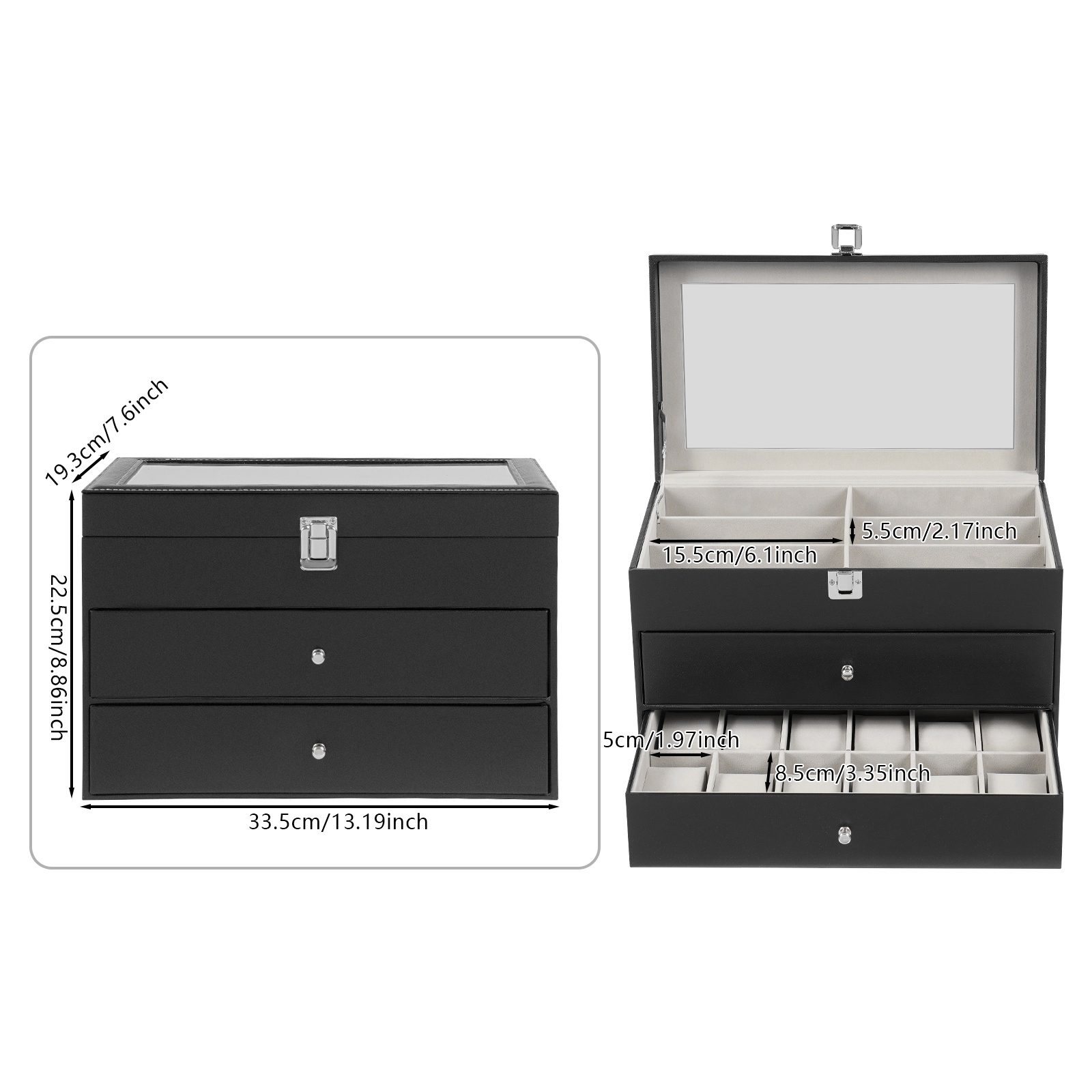 Uhrenbox, Uhren- und Brillen-P – Winter Clothing Organizer Bewertung und Preis