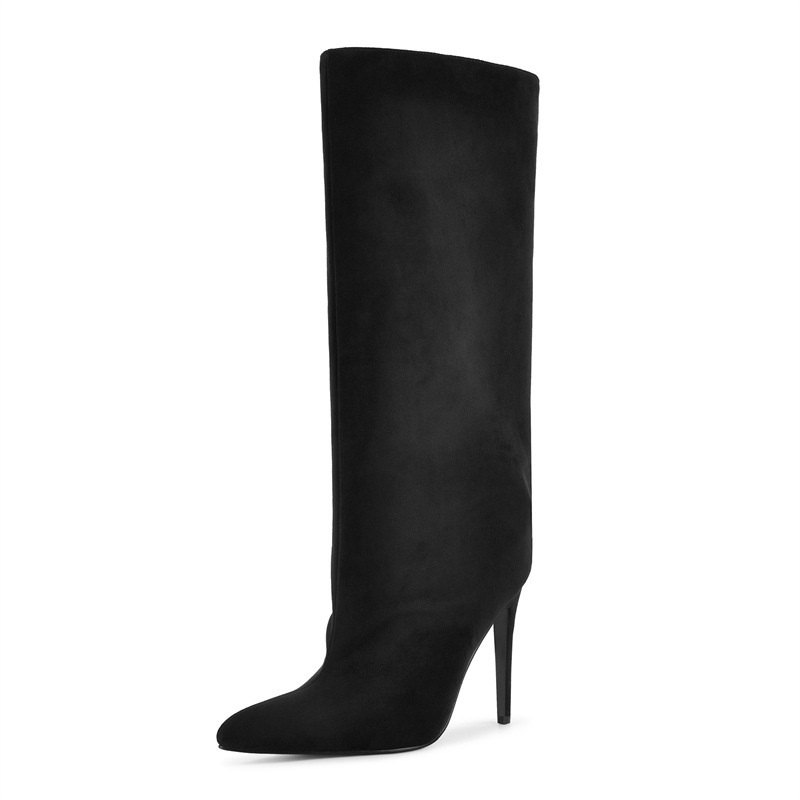Onlymaker Schwarze kniehohe St – Winter Clothing Women'S Bewertung und Preis
