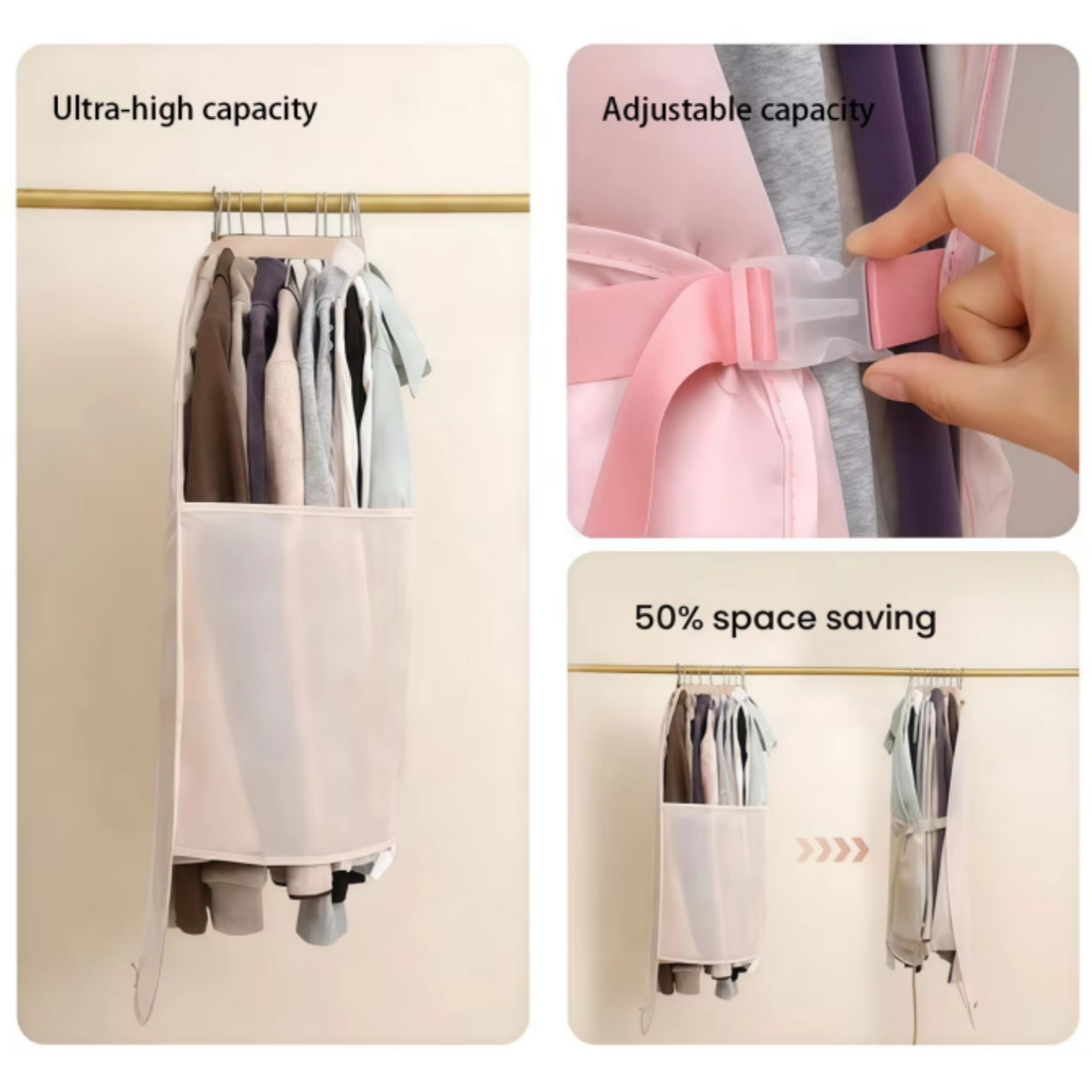 Kleiderschrank-Kompressions-Hä – Winter Clothing Organizer Bewertung und Preis