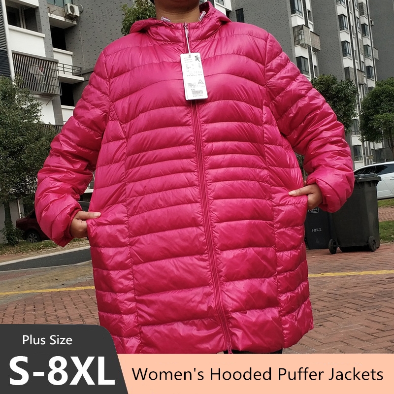 Plus Size 5XL 6XL 7XL Damen-Pu – Winter Clothing Plus Size Bewertung und Preis