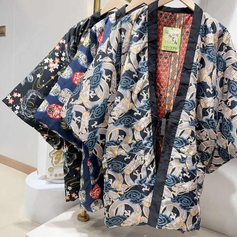 Winter Hanten Mäntel für Männe – Traditional Winter Japanese Clothing Bewertung und Preis