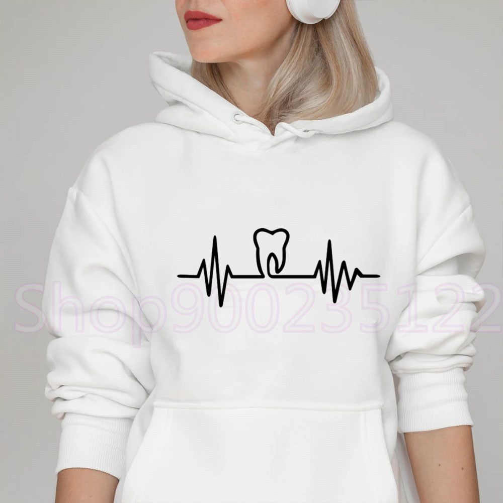 Heatbeat Hoodie Graphic Tooth  – Winter Clothing Drawing Bewertung und Preis