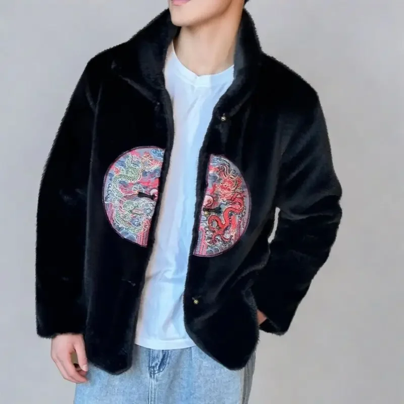 Winter Pelz Jacke Stickerei mä – Winter Clothing Brands Bewertung und Preis