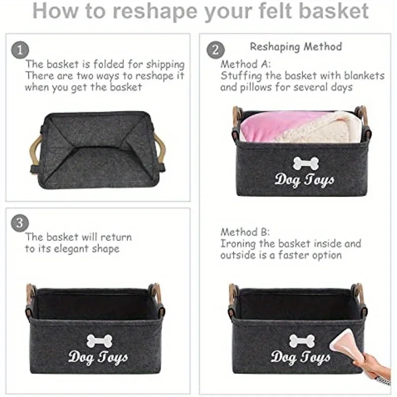 Filz-Spielzeugkiste für Hausti – Winter Clothing Organizer Bewertung und Preis