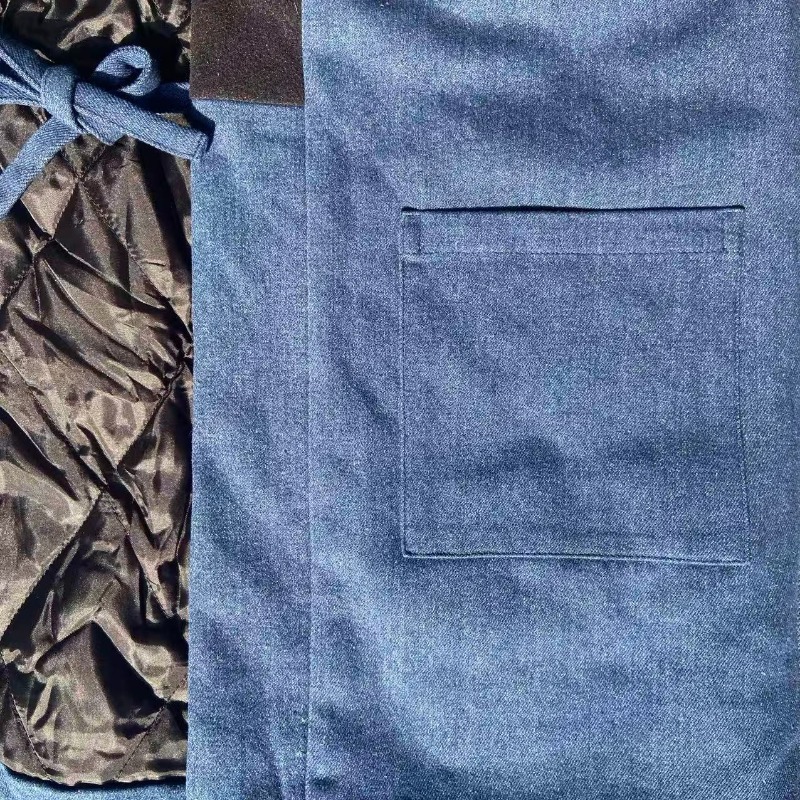 Männer Frauen Denim Hanten Jac – Traditional Winter Japanese Clothing Bewertung und Preis
